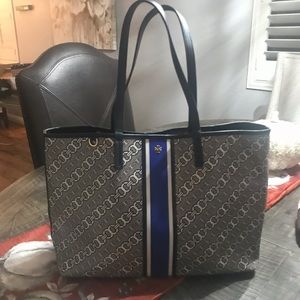 Tory Burch Gemini Canvas Bag tote
